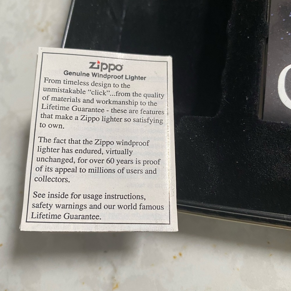 This is highly collectible zippo, I am a collector a lighters looking to sell